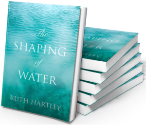 "The Shaping of Water" by Ruth Hartley - a pile of new books