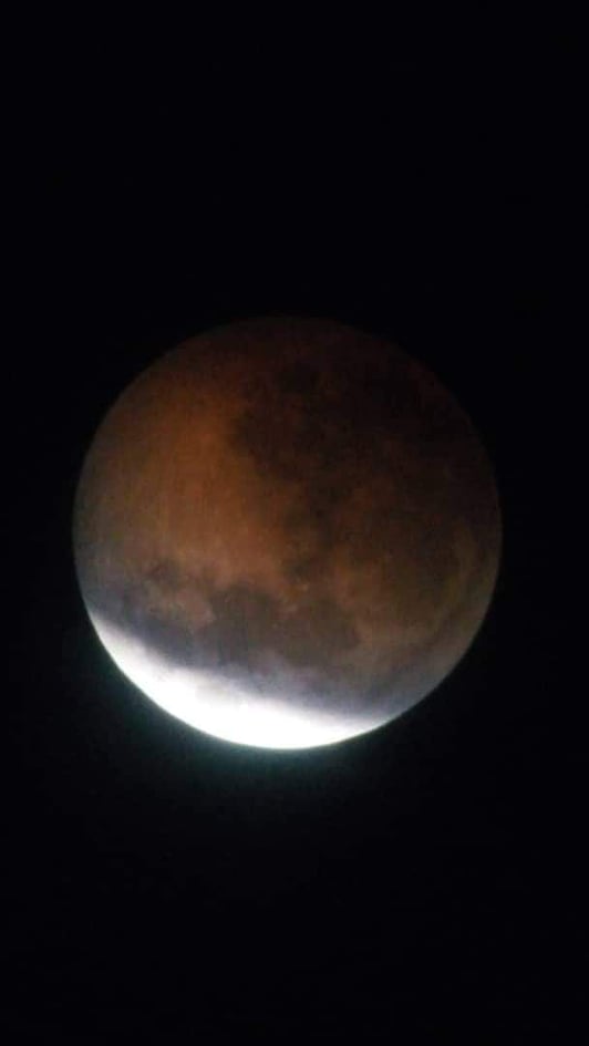 Blood Red Moon Poem - The Lunar Eclipse 27th July, 2018 - Ruth Hartley