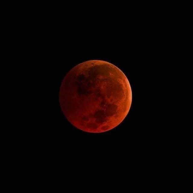 Blood Red Moon Poem - The Lunar Eclipse 27th July, 2018 - Ruth Hartley