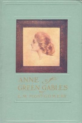 The olf fashioned cover has embossed gold lettering and shows a profile of Anne Shirley with her abundant red hair