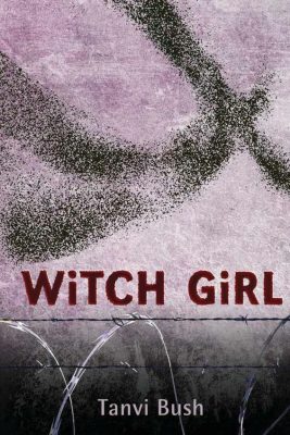 The cover of Witchgirl shows a flying shape disolving into the background